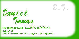 daniel tamas business card